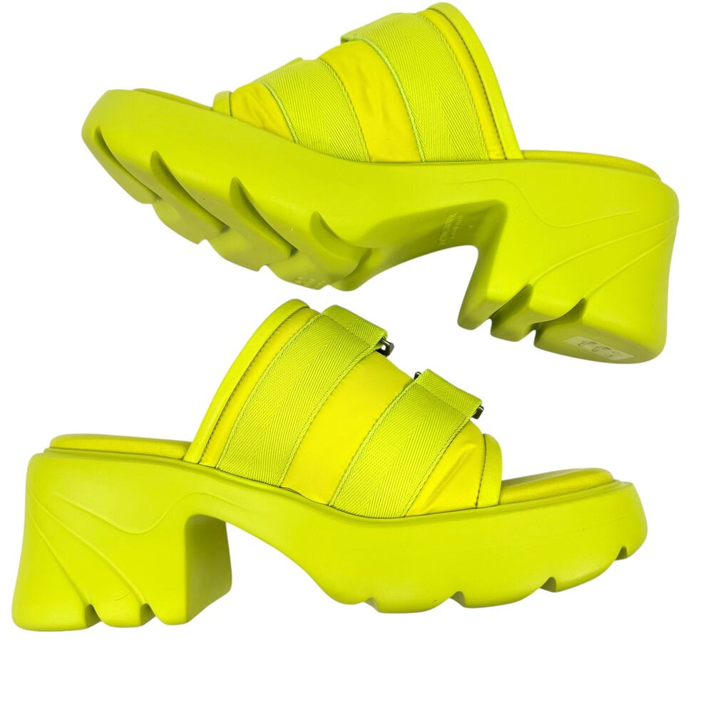 New Bottega Veneta Flash Buckle Padded Sole Mule Sandals Kiwi Size 41 - Picture 6 of 10